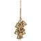 25" Gold Metal Cascading Cluster Decorative Bells
